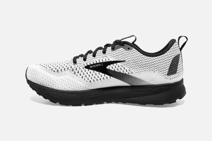 Brooks Revel 4 Road Running Shoes - Womens - White/Black - WJ8274319